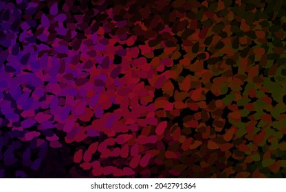 Fondo vector amarillo rosado oscuro con formas abstractas. Ilustración simple y colorida con formas abstractas de gradiente. Diseño sencillo para su sitio web.
