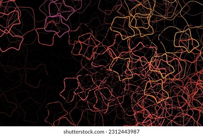 Fondo vector amarillo rosado oscuro con formas abstractas. Ilustración con formas gradientes coloridas en estilo abstracto. Diseño sencillo para su sitio web.