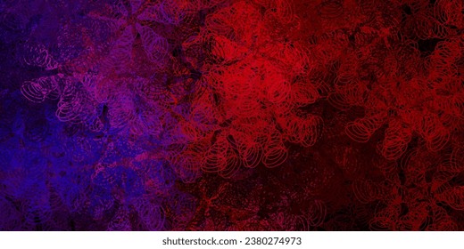 Fondo vectorial amarillo rosa oscuro con burbujas. Ilustración abstracta brillante con gotas coloridas. Patrón para papeles pintados, cortinas.