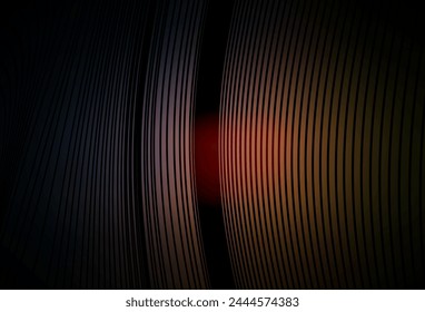 Dark Pink, Yellow vector background with curved lines. A completely new colorful illustration in simple style. New composition for your brand book.