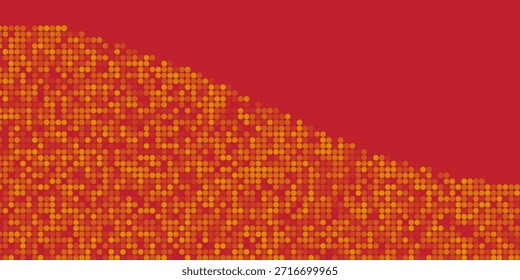 Rosa oscuro, fondo de Vector amarillo con burbujas. Hermosa ilustración coloreada con círculos borrosos en estilo naturaleza. Plantilla para su libro de marca.