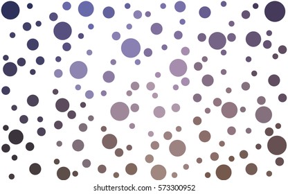Dark Pink, Yellow vector banner set of circles, spheres. Donuts Background. Creative Design Templates. Technology halftone illustration.