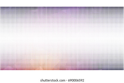 Dark Pink, Yellow vector banners set of circles, spheres. Abstract spots. Art Background of bubbles in halftone style with colored gradient.