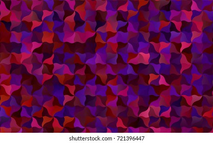 Dark Pink, Yellow vector bent background. Creative illustration in halftone arched style with gradient. The textured pattern can be used for background.