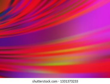 Dark Pink, Yellow vector blur pattern. Shining colorful illustration in a Brand new style. The elegant pattern for brand book.