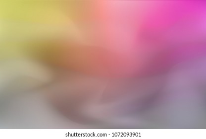 Dark Pink, Yellow vector blurred shine abstract template. Creative illustration in halftone style with gradient. The template can be used as a background of a cell phone.