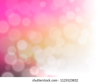 Dark Pink, Yellow vector blurred shine abstract template. Colorful illustration in abstract style with gradient. The template can be used for your brand book.