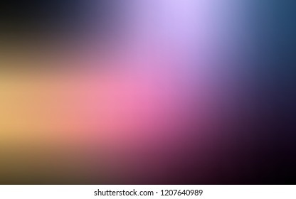 Dark Pink, Yellow vector blurred shine abstract texture. Colorful abstract illustration with gradient. Brand new design for your business.