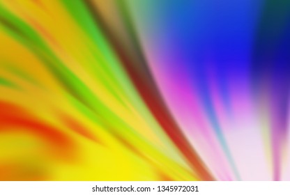 Dark Pink, Yellow vector blurred pattern. Colorful illustration in abstract style with gradient. New style for your business design.