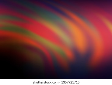 Dark Pink, Yellow vector blurred bright pattern. Glitter abstract illustration with an elegant design. The blurred design can be used for your web site.
