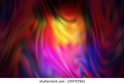 Dark Pink, Yellow vector blurred shine abstract texture. An elegant bright illustration with gradient. New design for your business.