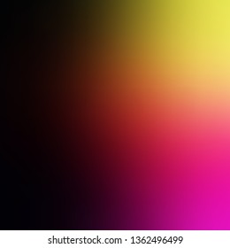 Dark Pink, Yellow vector blurred template. Gradient abstract illustration with blurred colors. Smart design for your apps.