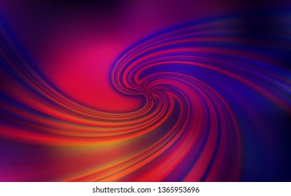 Dark Pink, Yellow vector blurred shine abstract background. Creative illustration in halftone style with gradient. Background for designs.