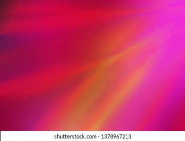 Dark Pink, Yellow vector blurred bright background. Creative illustration in halftone style with gradient. The elegant pattern for brand book.