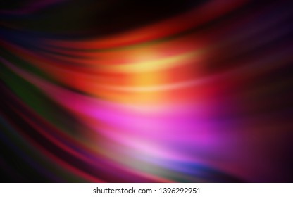Dark Pink, Yellow vector blurred shine abstract texture. Shining colored illustration in smart style. New style for your business design.