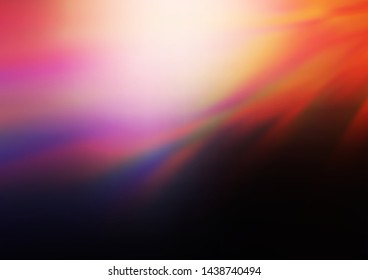 Dark Pink, Yellow vector blurred bright pattern. Modern geometrical abstract illustration with gradient. Brand new style for your business design.