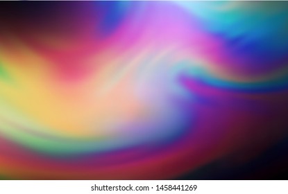 Dark Pink, Yellow vector blurred shine abstract texture. A completely new colored illustration in blur style. New style for your business design.