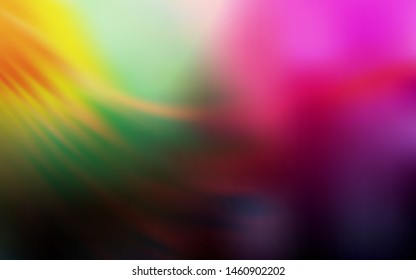 Dark Pink, Yellow vector blurred shine abstract texture. Shining colored illustration in smart style. New style for your business design.