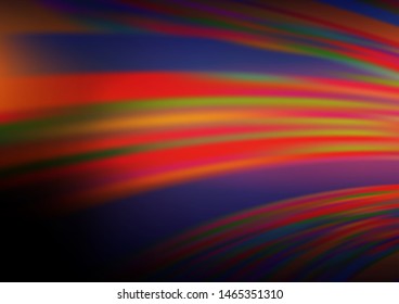 Dark Pink, Yellow vector blurred shine abstract template. A vague abstract illustration with gradient. The template can be used for your brand book.