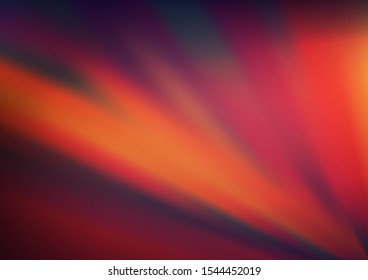 Dark Pink, Yellow vector blurred shine abstract background. Colorful abstract illustration with gradient. Brand new style for your business design.