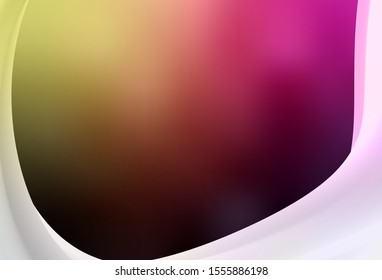 Dark Pink, Yellow vector blurred bright pattern. A completely new colored illustration in blur style. Background for a cell phone.