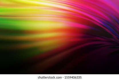 Dark Pink, Yellow vector blurred bright pattern. An elegant bright illustration with gradient. New way of your design.