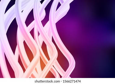Dark Pink, Yellow vector blurred bright template. Colorful illustration in abstract style with gradient. New style design for your brand book.