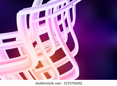 Dark Pink, Yellow vector blurred shine abstract background. New colored illustration in blur style with gradient. Completely new design for your business.