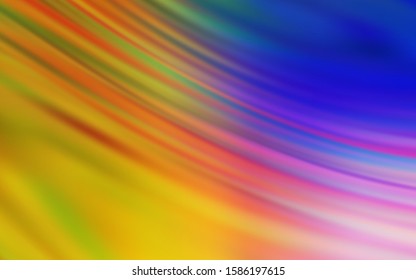 Dark Pink, Yellow vector blurred shine abstract background. Abstract colorful illustration with gradient. New design for your business.
