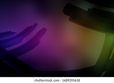 Dark Pink, Yellow vector blurred and colored pattern. Colorful illustration in abstract style with gradient. Elegant background for a brand book.