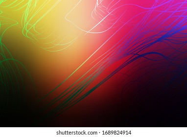 Dunkelrosa, Gelbe Vektorillustration unscharfe Vorlage. Abstrakte Illustration mit Farbverlauf-Design. Eleganter Hintergrund für ein Markenbuch.