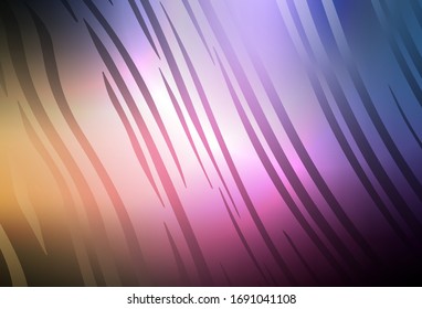 Dark Pink, Yellow vector blurred template. Shining colorful illustration in smart style. New style for your business design.