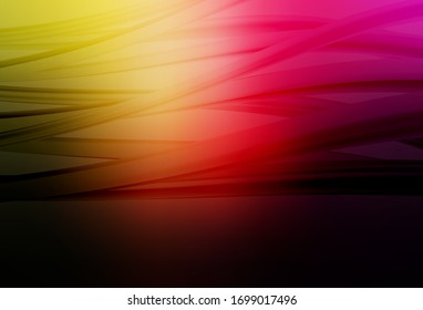 Dark Pink, Yellow vector blurred bright pattern. Shining colorful illustration in smart style. Background for designs.