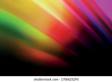 Dark Pink, Yellow vector blurred background. Shining colorful illustration in smart style. Background for designs.