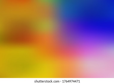 Dark Pink, Yellow vector blurred shine abstract background. Abstract colorful illustration with gradient. New design for your business.