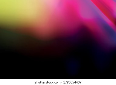 Dark Pink, Yellow vector blurred pattern. Shining colorful illustration in smart style. New way of your design.