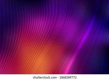 Dark Pink, Yellow vector blurred template. Abstract colorful illustration with gradient. Smart design for your work.