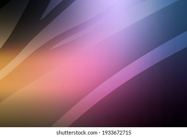 Dark Pink, Yellow vector blurred and colored pattern. Colorful abstract illustration with gradient. New way of your design.