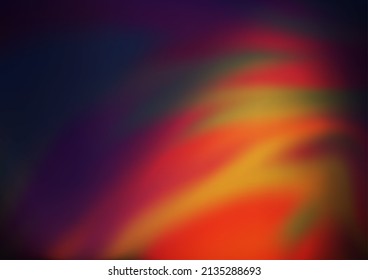 Dark Pink, Yellow vector blurred and colored background. A completely new color illustration in a bokeh style. A completely new template for your design.