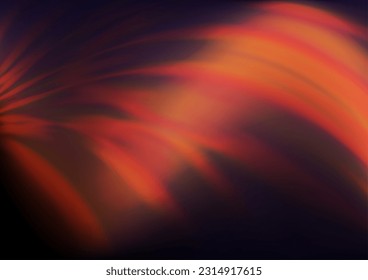 Oscuro rosa, el vector amarillo desdibujó el fondo brillante. Ilustración creativa en estilo de semitono con gradiente. Plantilla para fondos de teléfonos móviles.