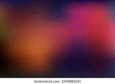 Dark Pink, Yellow vector blurred bright pattern. Modern abstract illustration with gradient. Template for cell phones.