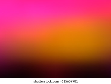 Dark Pink, Yellow vector blurry bright background. Shine colored background in brand-new style with gradient.