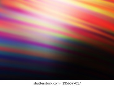 Dark Pink, Yellow vector bokeh template. Colorful abstract illustration with gradient. The template can be used for your brand book.