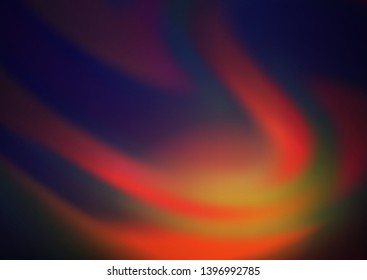 Dark Pink, Yellow vector bokeh template. Colorful abstract illustration with gradient. The best blurred design for your business.
