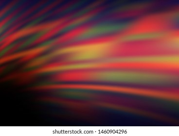 Dark Pink, Yellow vector bokeh template. Modern geometrical abstract illustration with gradient. The blurred design can be used for your web site.