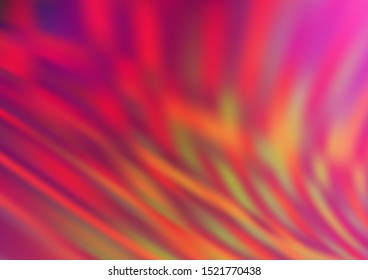 Dark Pink, Yellow vector bokeh and colorful pattern. An elegant bright illustration with gradient. A completely new template for your design.