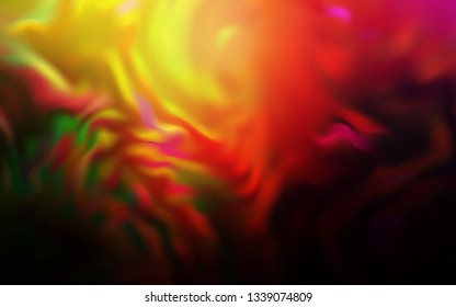 Dark Pink, Yellow vector colorful blur backdrop. New colored illustration in blur style with gradient. New style for your business design.