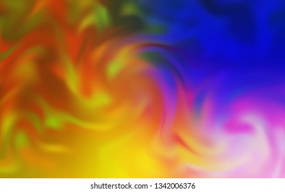 Dark Pink, Yellow vector colorful blur background. Shining colored illustration in smart style. New style for your business design.
