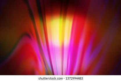 Dark Pink, Yellow vector colorful blur background. Creative illustration in halftone style with gradient. Completely new design for your business.