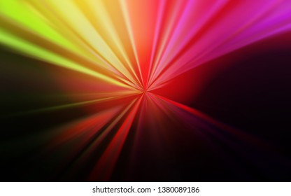 Dark Pink, Yellow vector colorful blur backdrop. Abstract colorful illustration with gradient. Smart design for your work.
